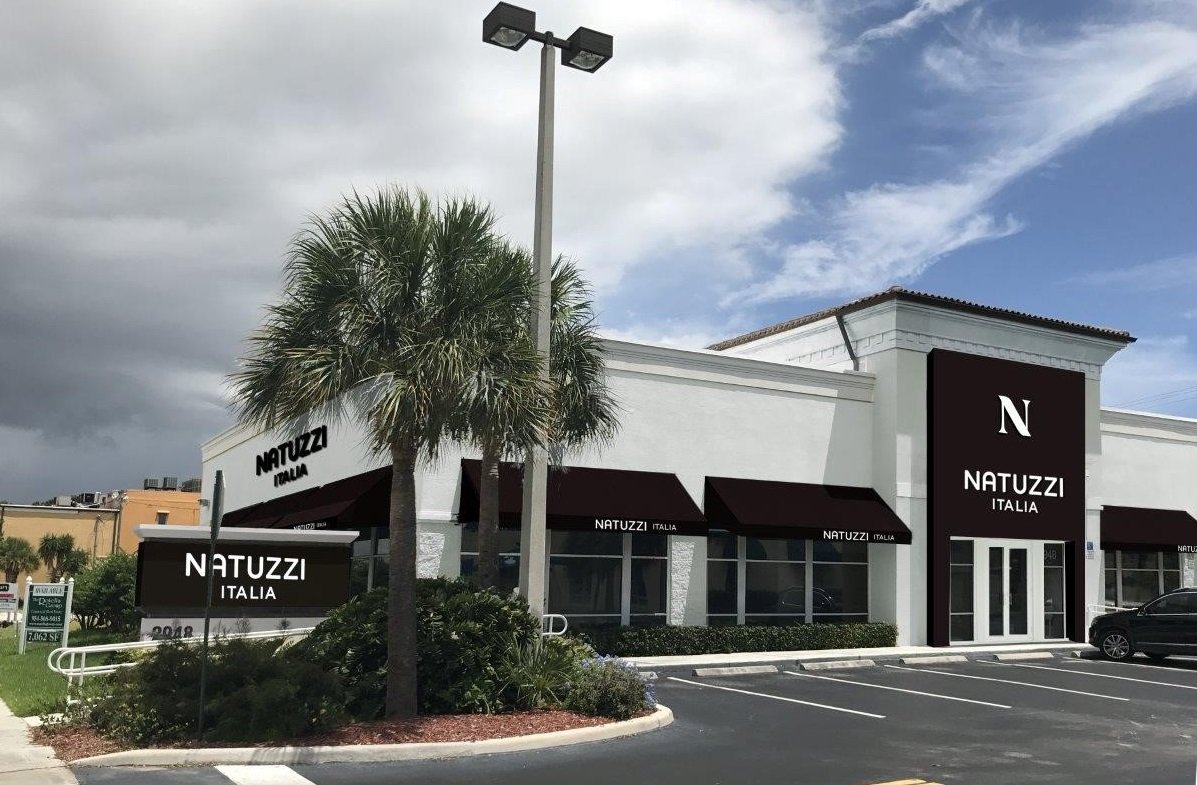 MMG Joint Venture acquires vacant Federal Highway retail building and leases it to Natuzzi Italia